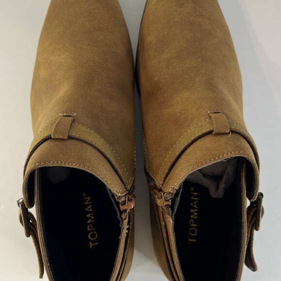 Topman Faux Suede Leather Boots - Picture 6 of 8